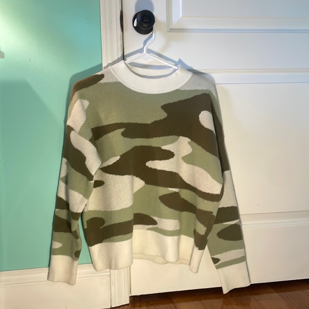 Francesca’s camo sweater